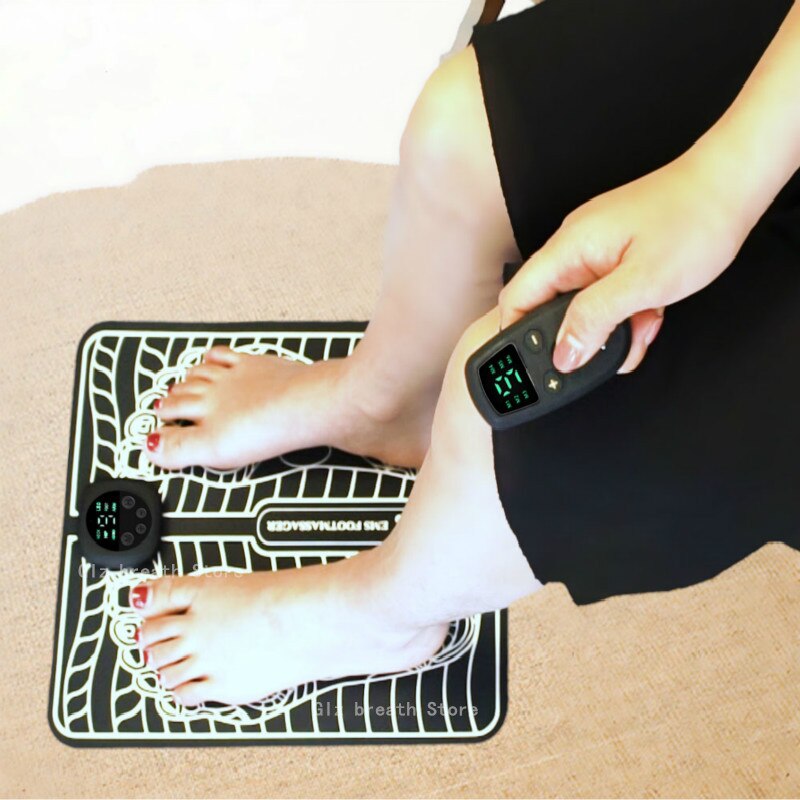 tapis de massage rechargeable électrique pour massage des pieds, soulagement de la douleur, 
