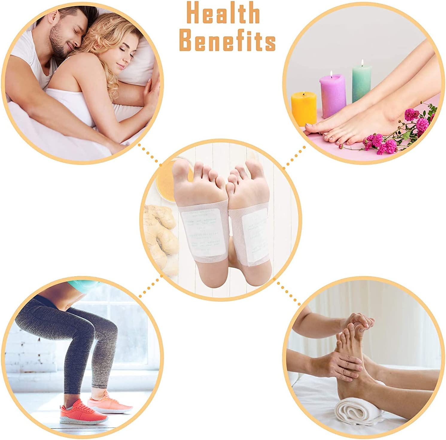 Patchs détox pour les pieds maguja